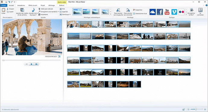 Réalisez une vidéo avec vos photos dans Windows Movie Maker