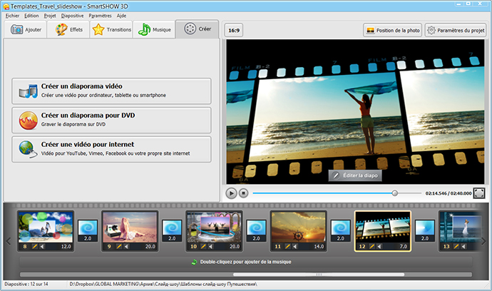 Video slideshow