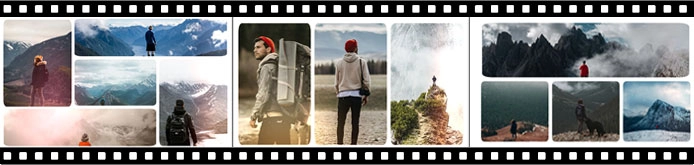 Modèle de diaporama 'Écran partagé'